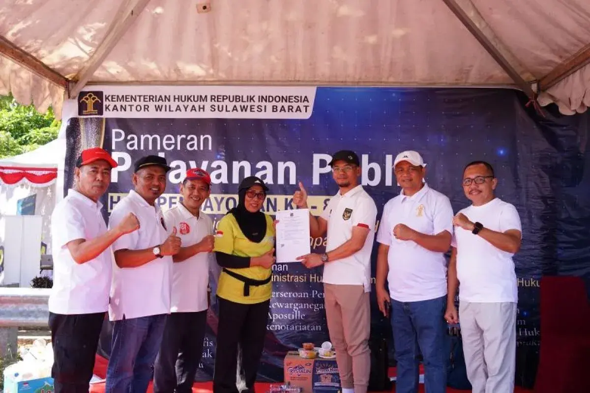 Pameran Pelayanan Publik Hari Pengayoman ke-81, Kemenkum Sulbar Buka Akses Layanan Hukum