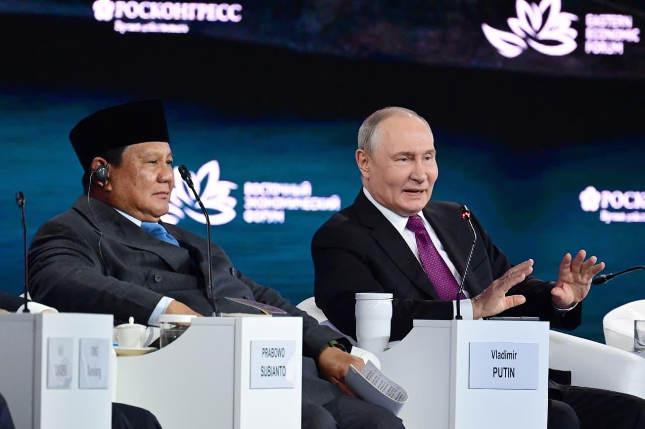 Di Vladivostok, Presiden Prabowo Tegaskan Politik Nonblok, Presiden Putin Soroti Posisi Strategis Indonesia di Dunia