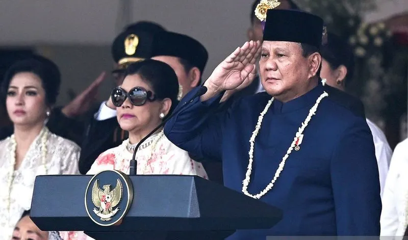 Upacara HUT ke-81 RI di Istana Merdeka Berjalan Tertib, Prabowo: Saya Bangga